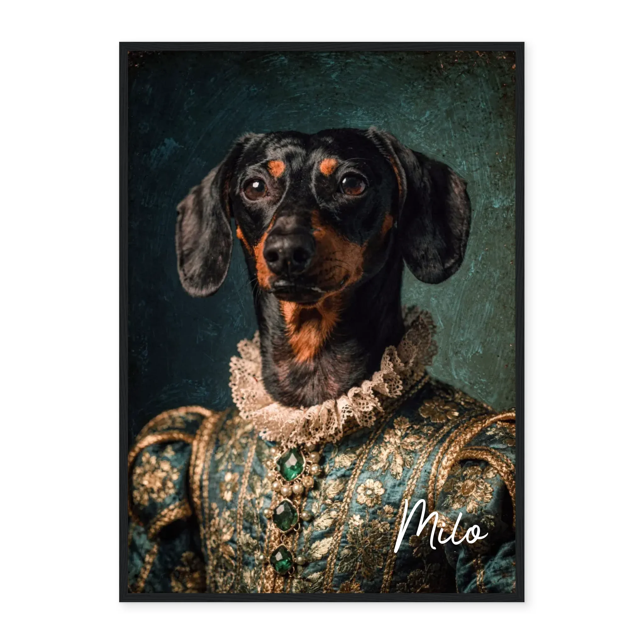 Dog Renaissance Portrait