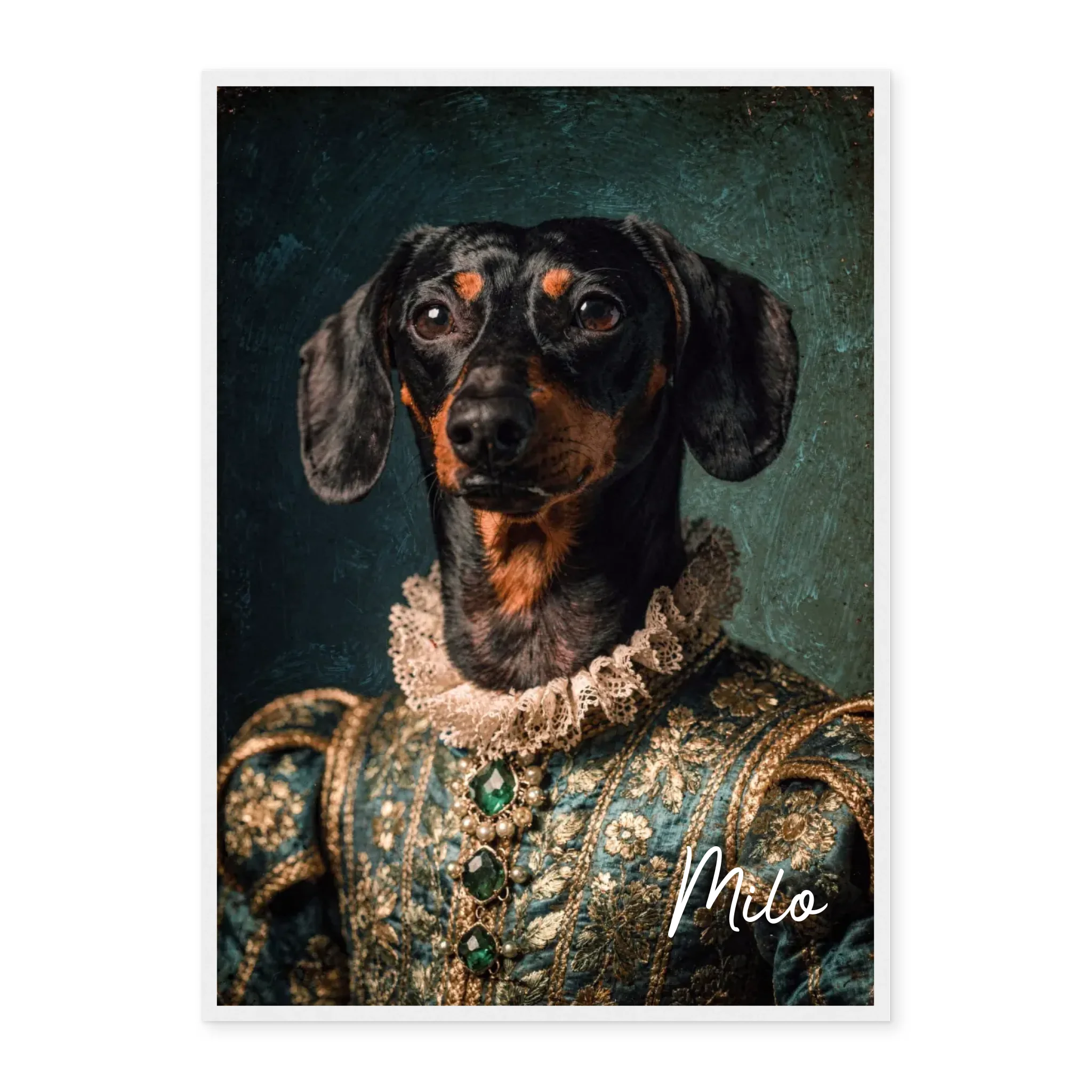 Dog Renaissance Portrait
