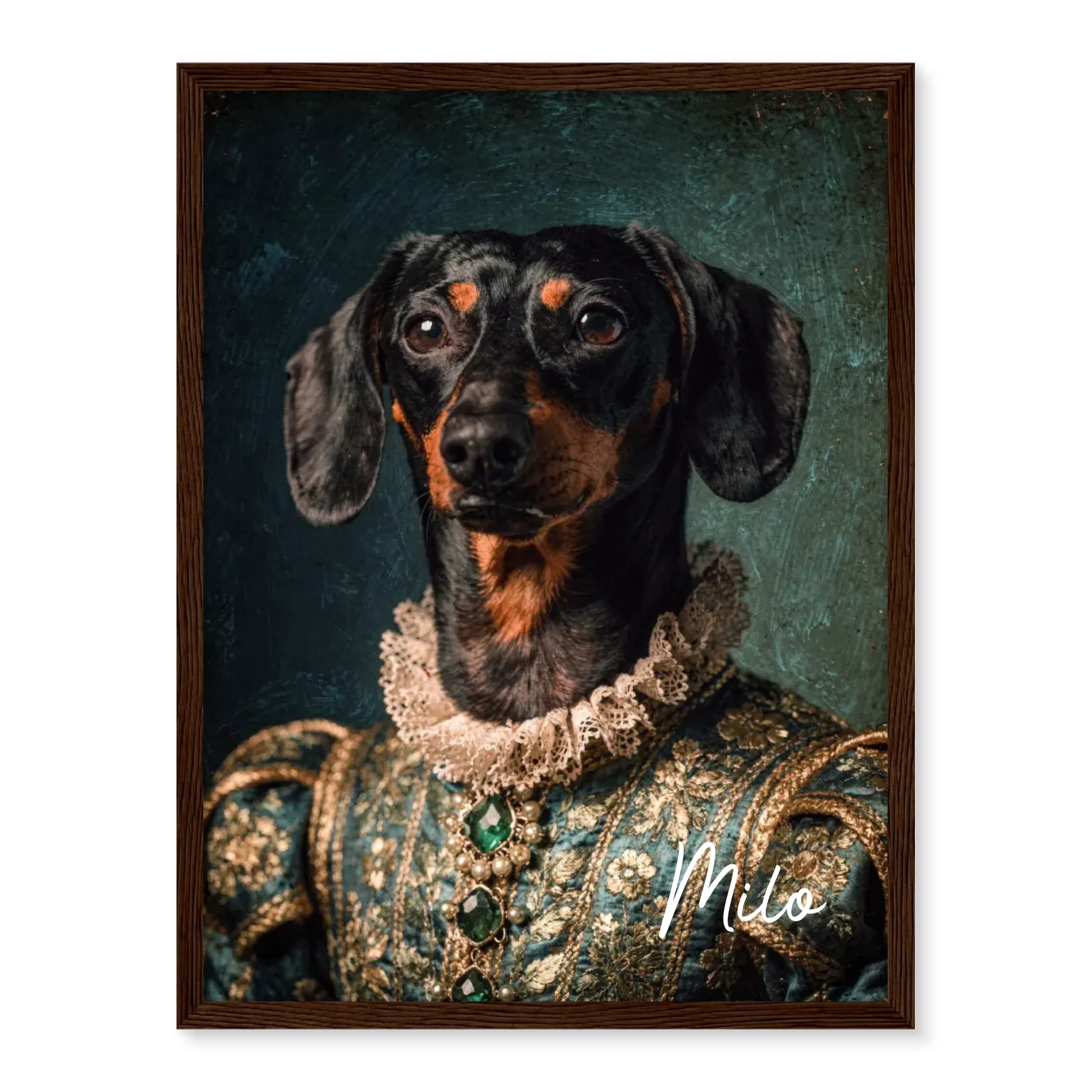 Dog Renaissance Portrait