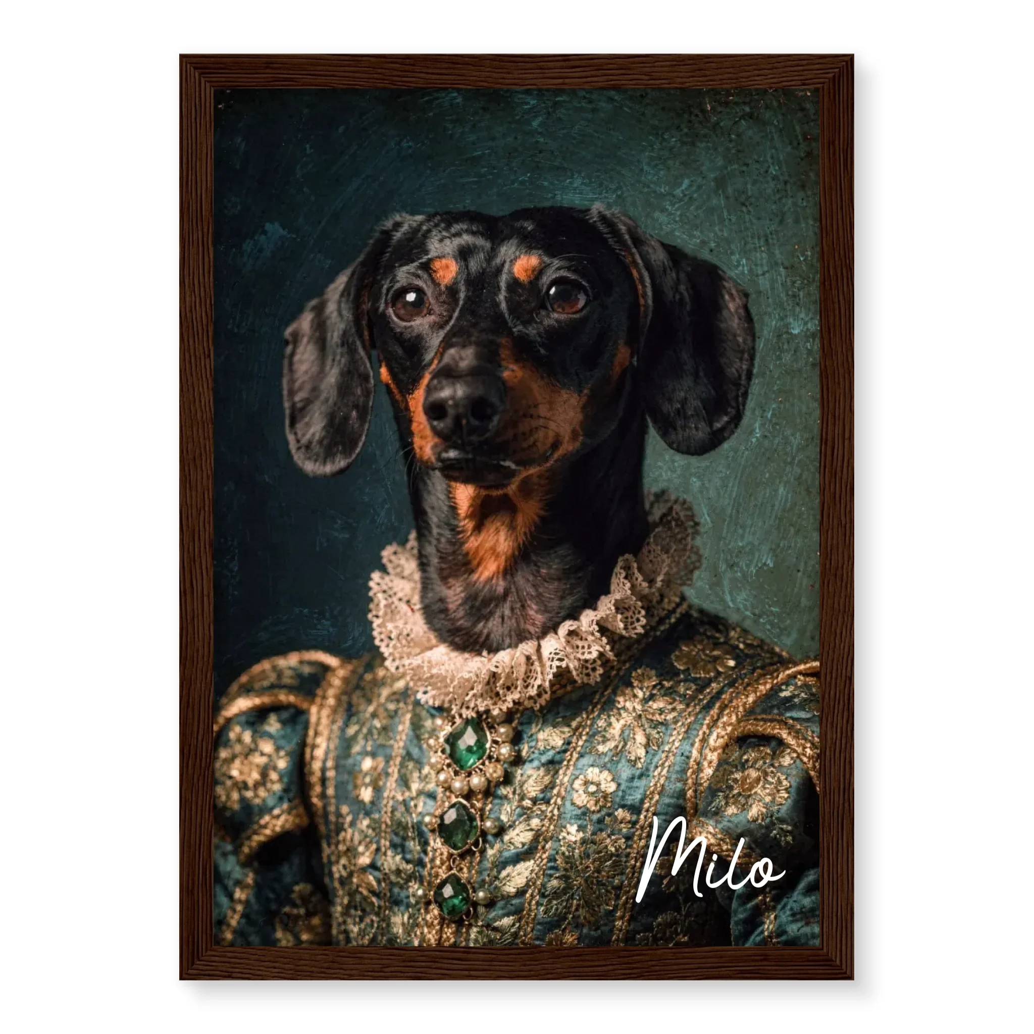 Dog Renaissance Portrait