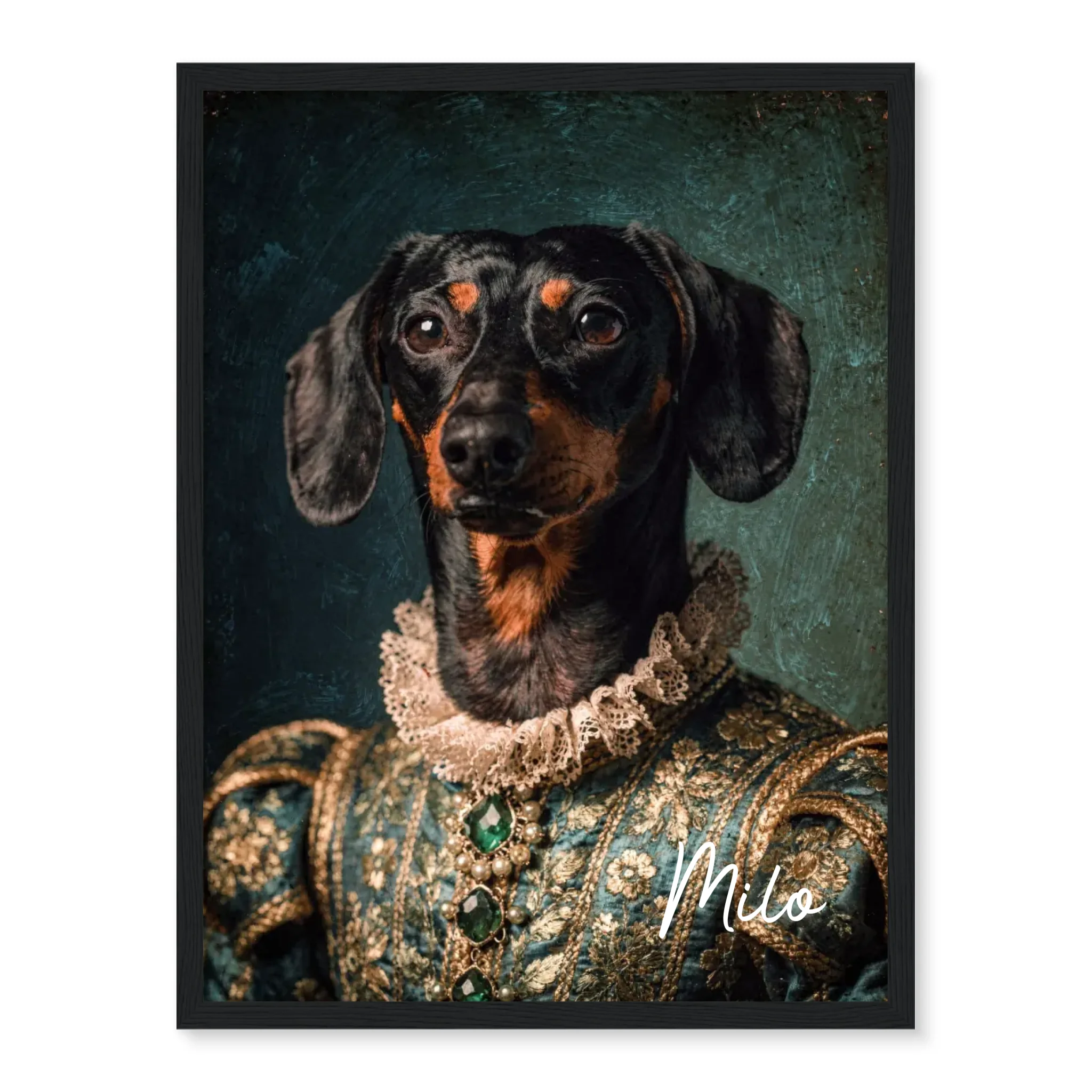 Dog Renaissance Portrait