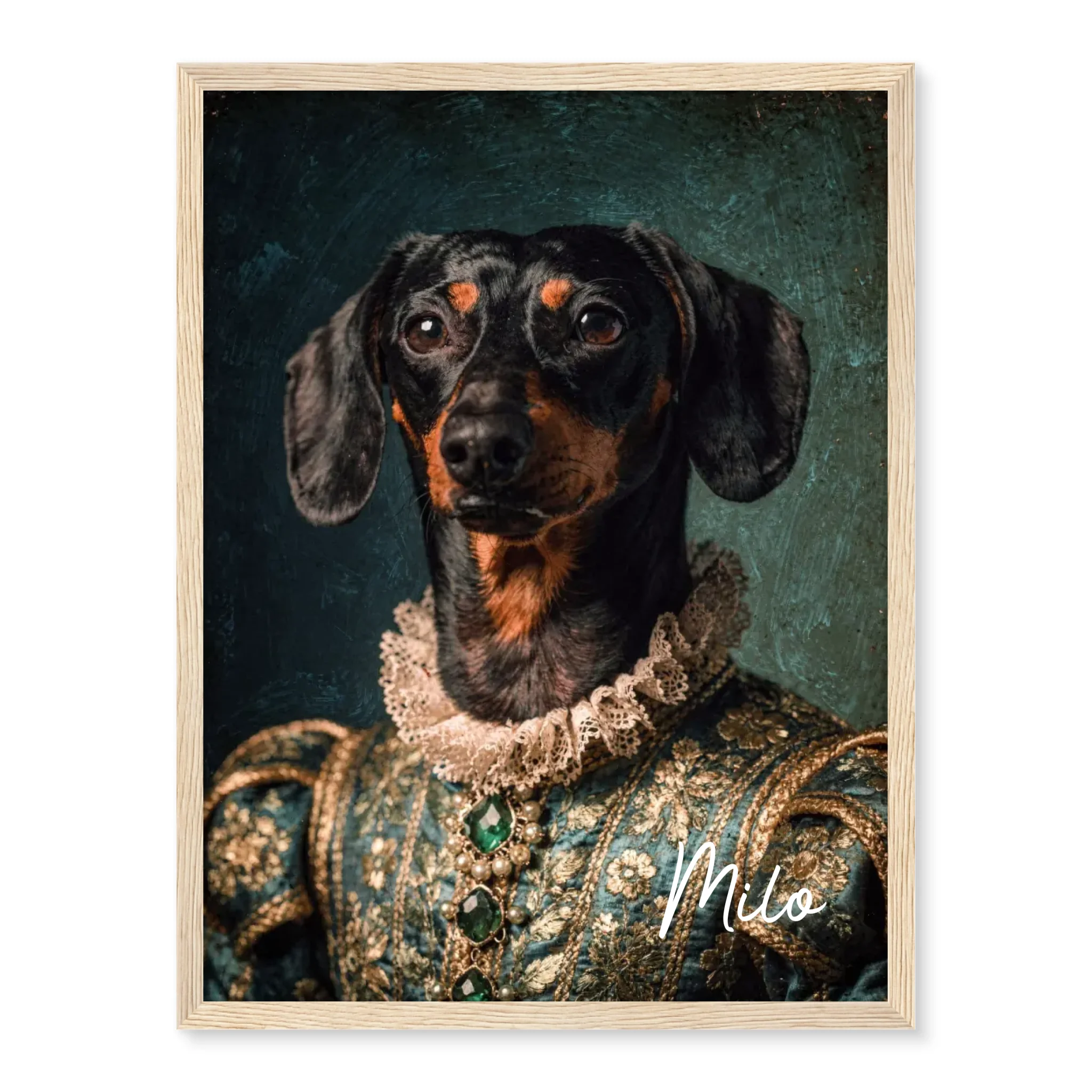 Dog Renaissance Portrait