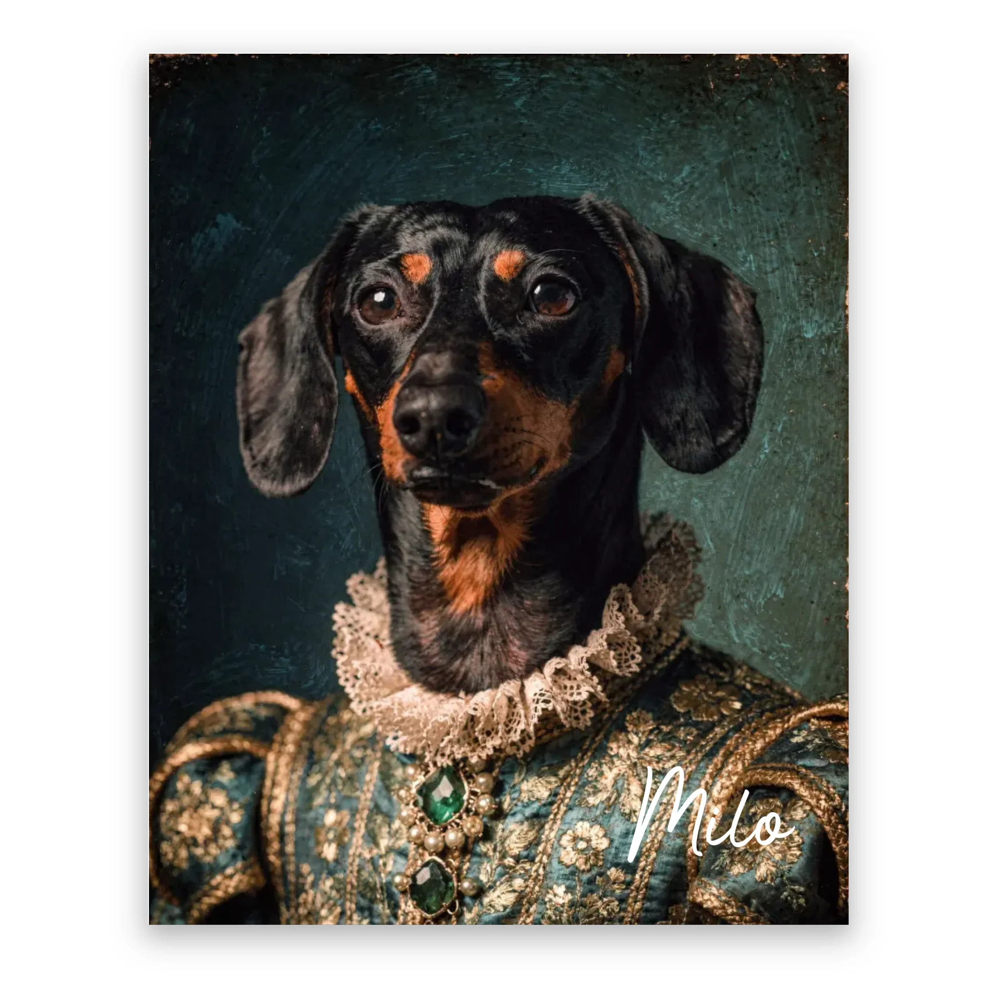 Dog Renaissance Portrait