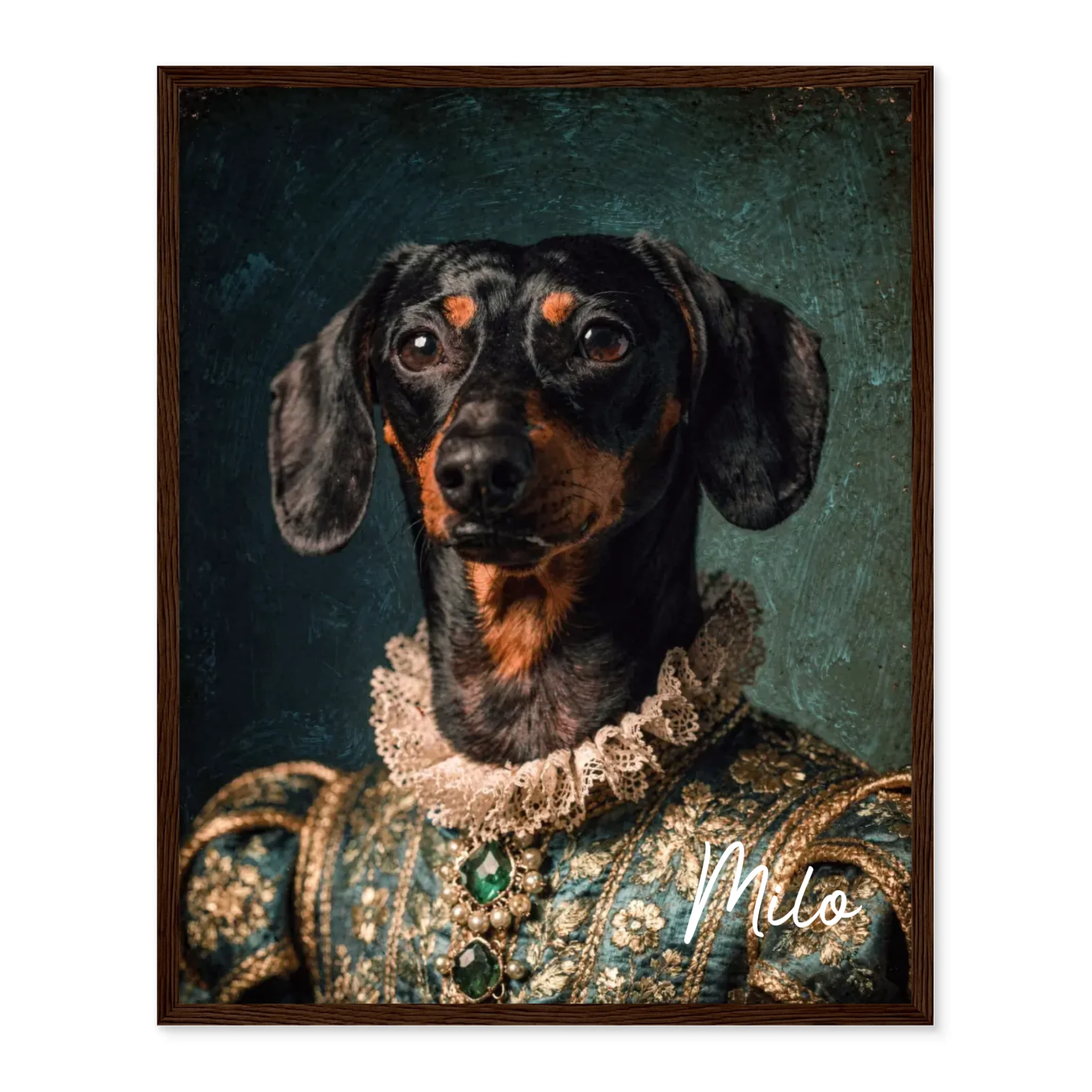 Dog Renaissance Portrait