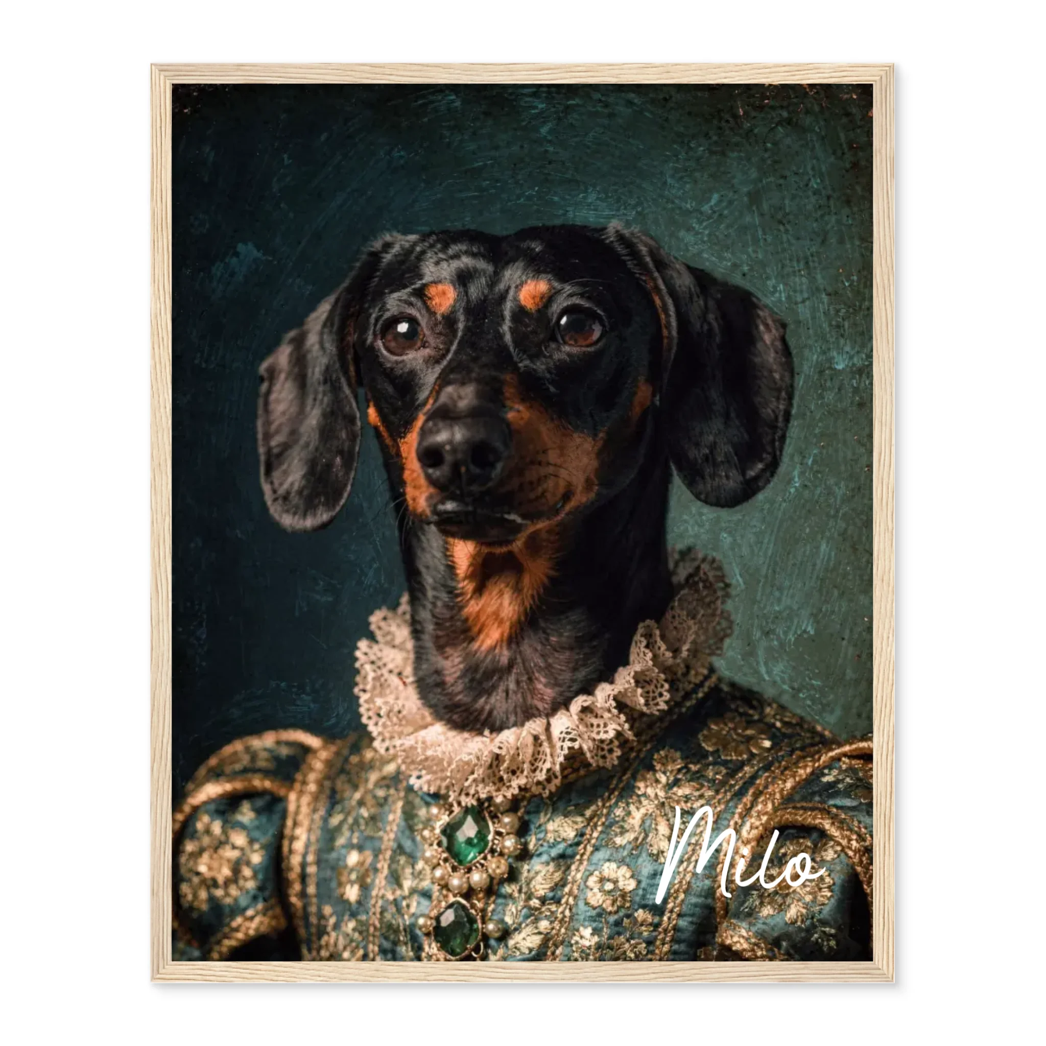 Dog Renaissance Portrait