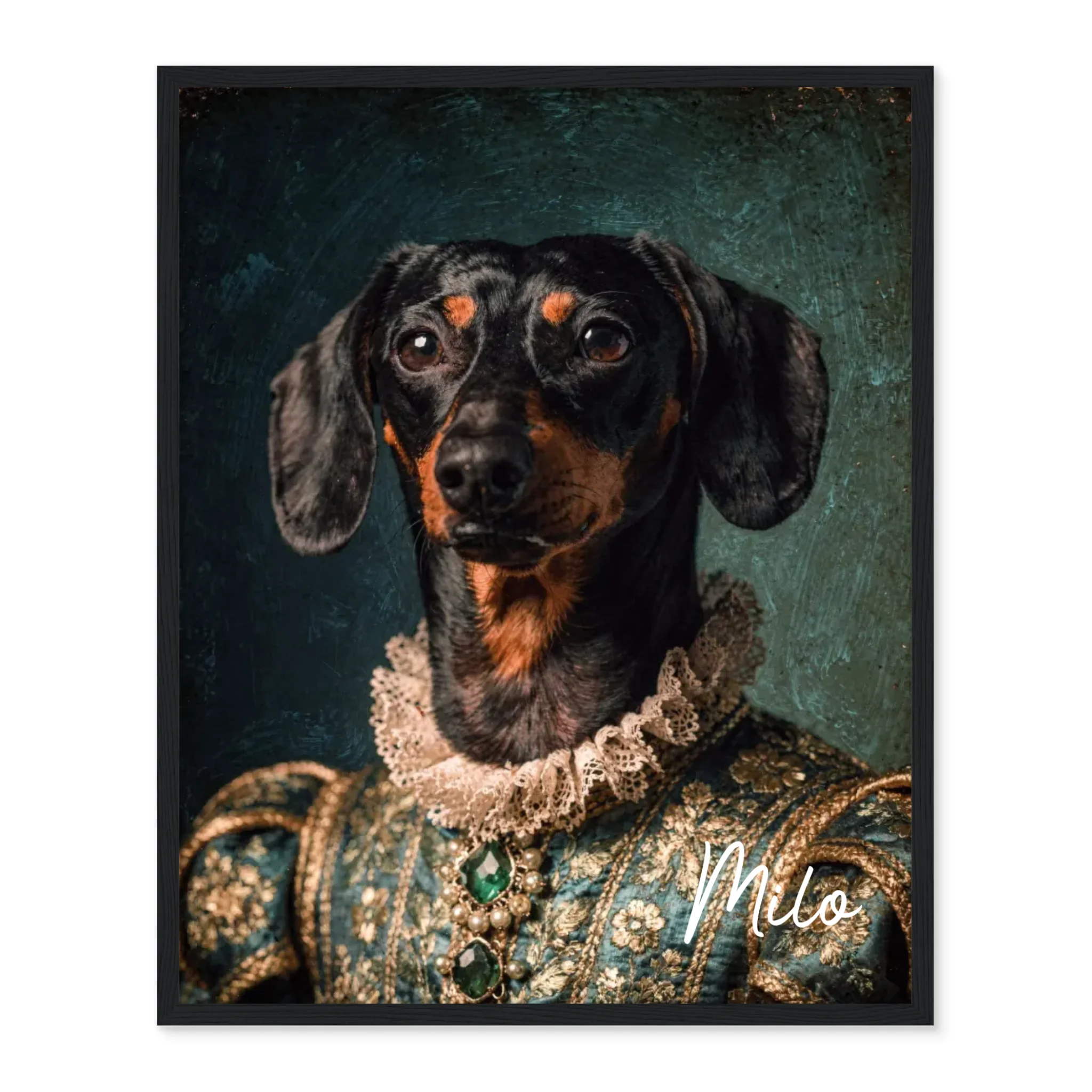 Dog Renaissance Portrait