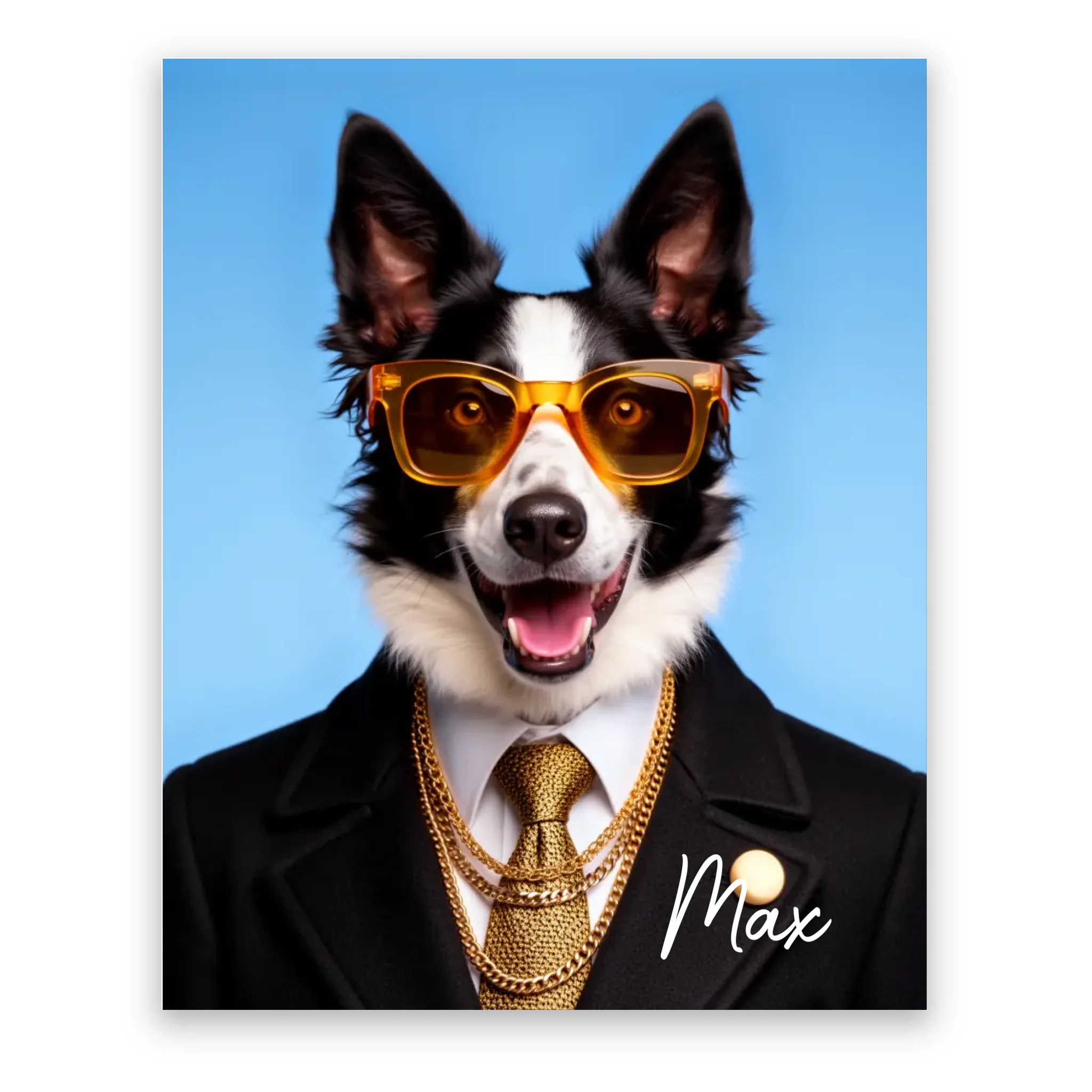 Dog in a Suit