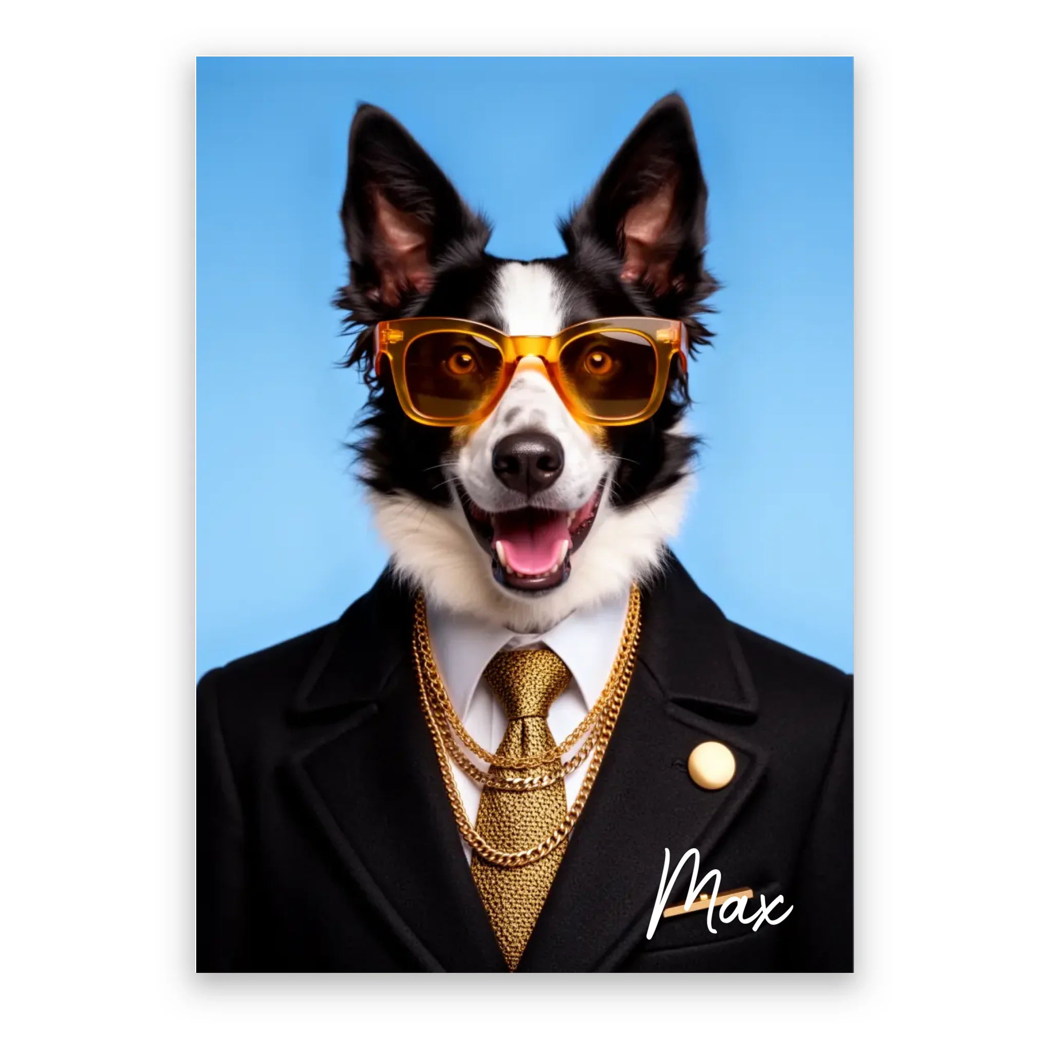 Dog in a Suit
