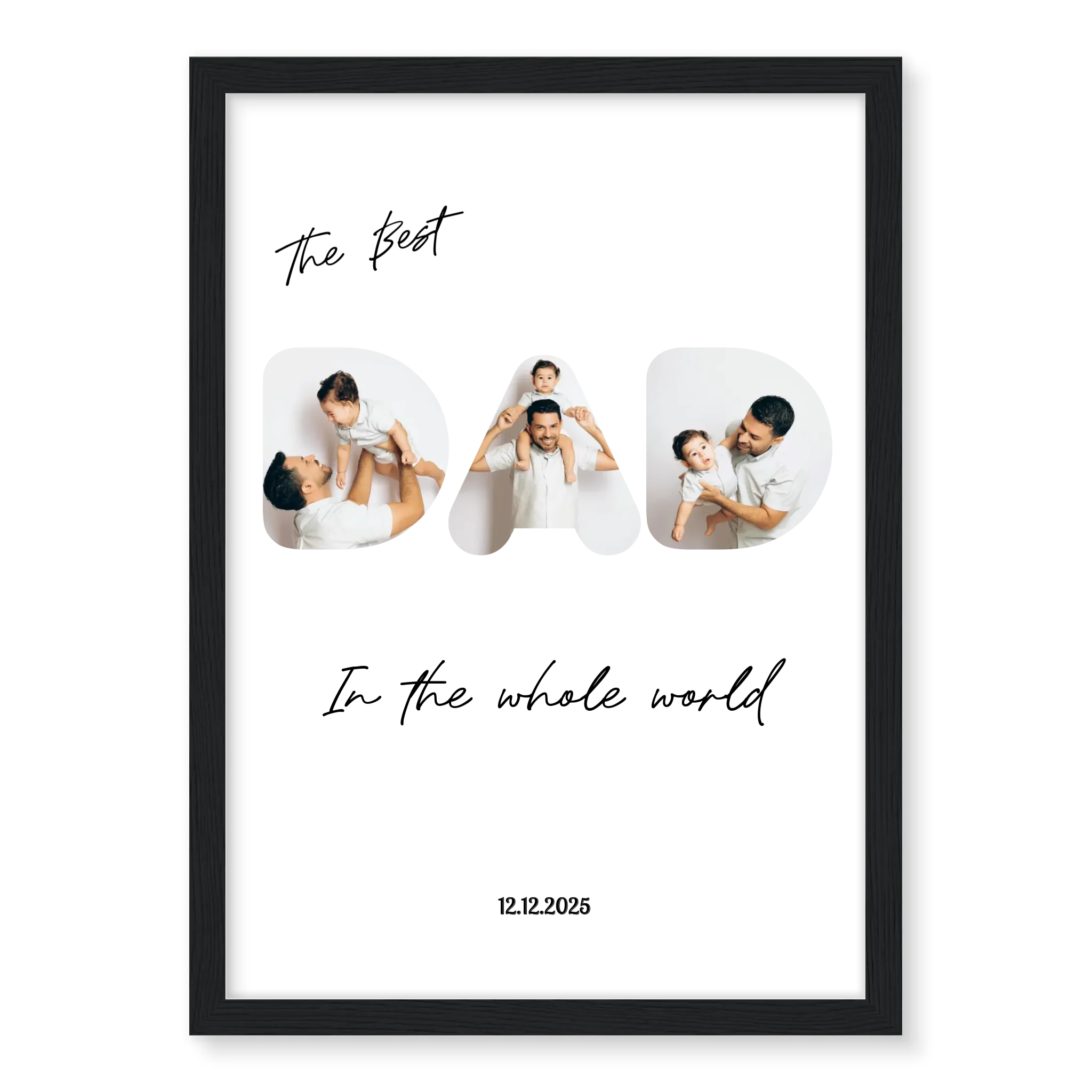 The Best Dad - Personalised Poster