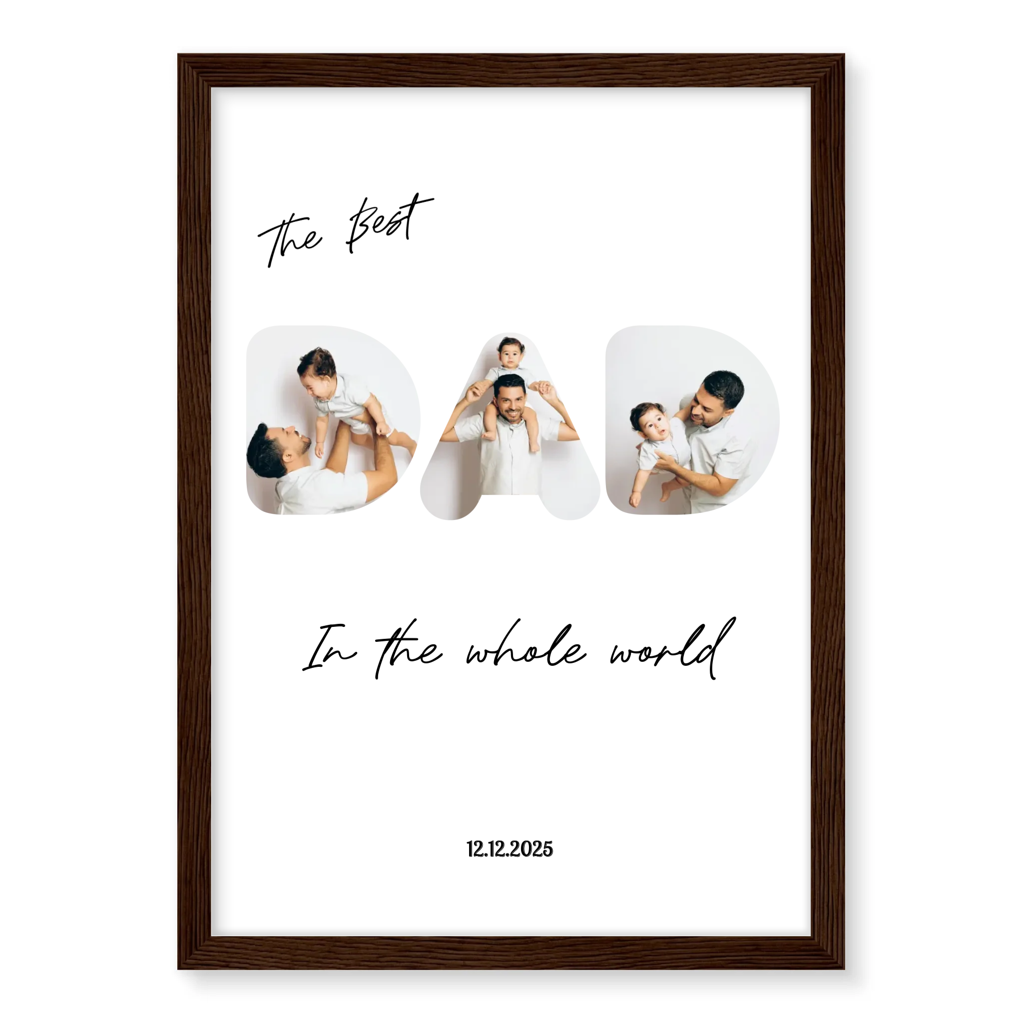 The Best Dad - Personalised Poster