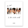 The Best Mom - Personalised Poster
